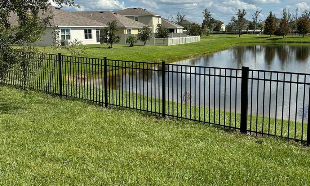 Black Aluminum Fence 3